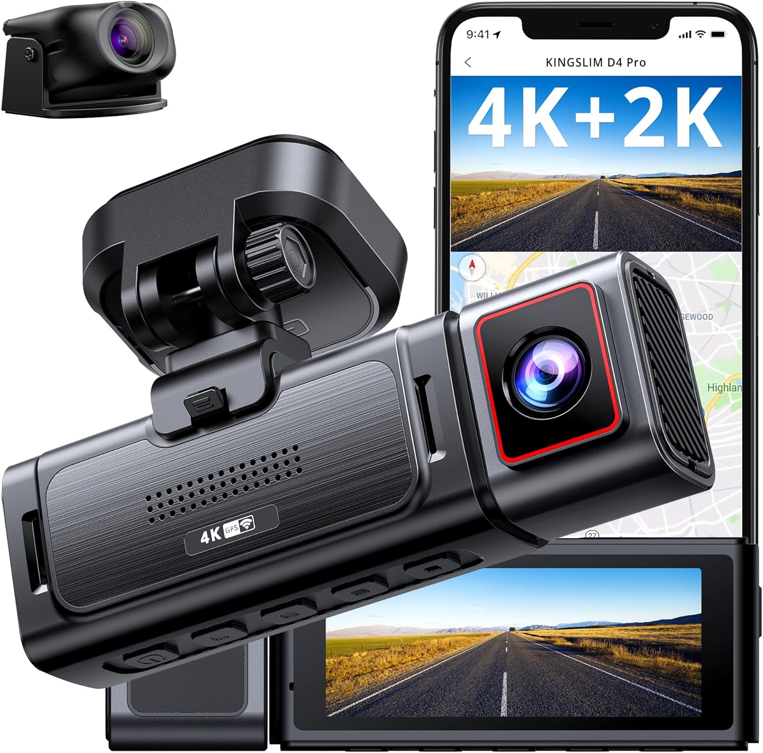 Kingslim D4PRO Dash Cam